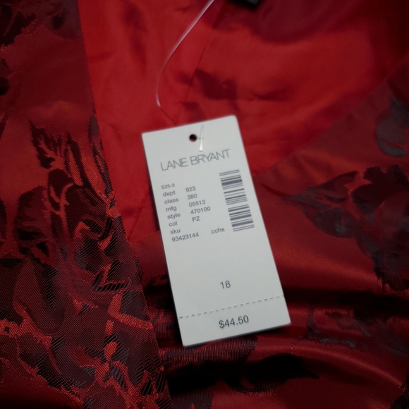 Lane Bryant Floral Sleeveless Blouse Size 18 - Picture 4 of 6